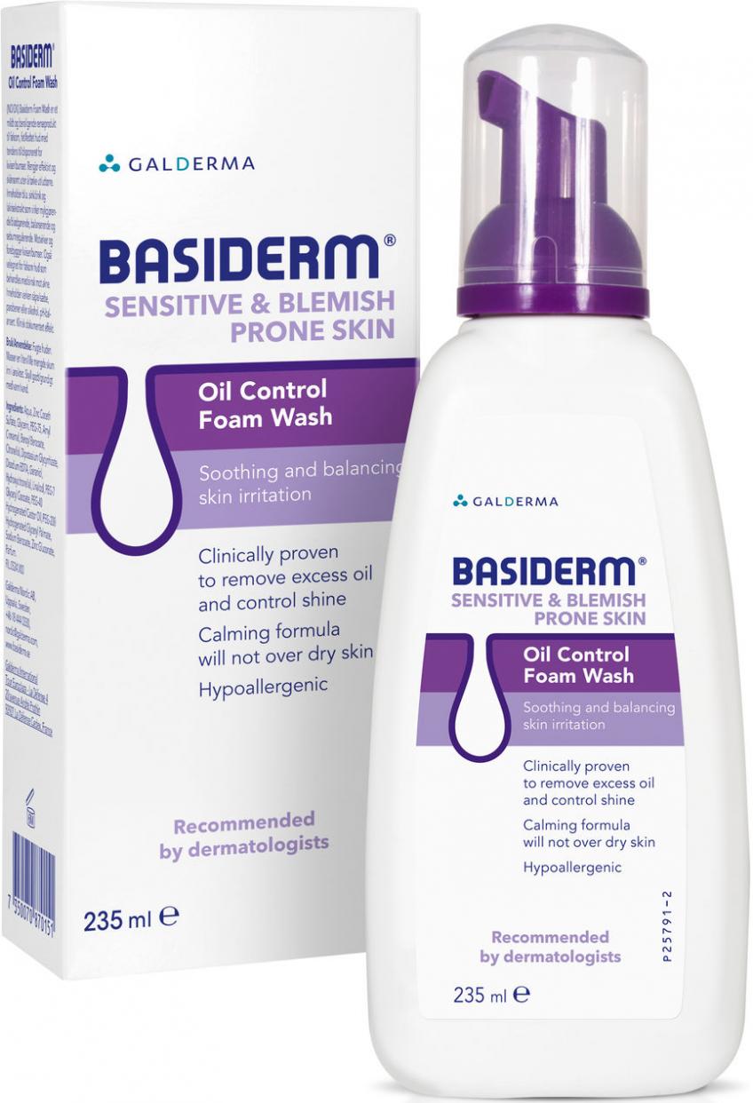 Basiderm Oil Control Foam Wash 236ml